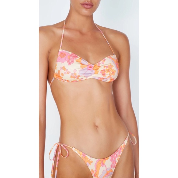 TRIANGL GRETA - SHERBET FLORAL SET + BAG NWT - Picture 2 of 11